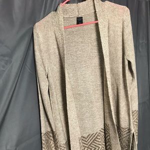 Tan and Brown Cardigan